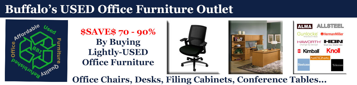 Discount Lightly-USED Office Furniture Sales & Installation, Buffalo, NY & WNY